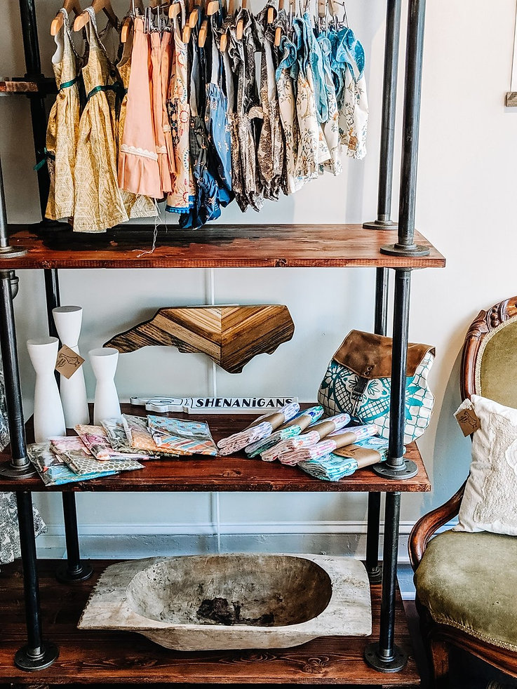 Handmade gifts and vintage treasures